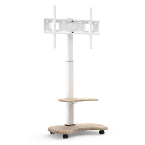 XTRARM Stellar roble/blanco Móvil – Soporte Tv de pie