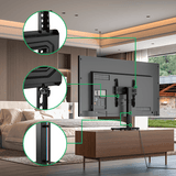 XTRARM TS1020 - Soporte TV negro de mesa