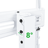 XTRARM TS1025 - Soporte TV roble blanco de mesa