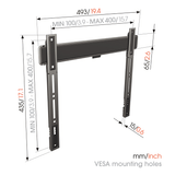 Vogel's TVM 5405 Vaste tv-beugel 32 -77 inch platinumgrijs