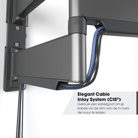 Vogel's TVM 5645 Draaibare tv-beugel 40 -77 tommer platinumgrijs